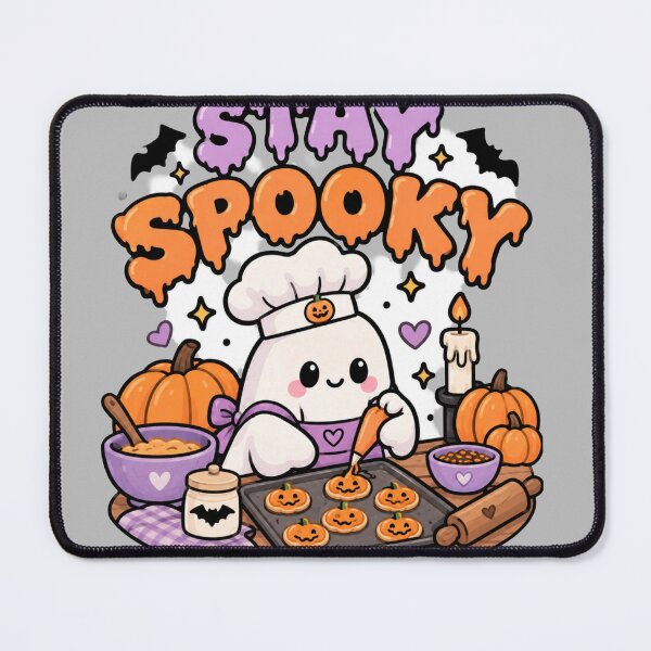 Item preview, Stay Spooky Cute Ghost Baking Halloween Cookies designed and sold by Artistprinter.