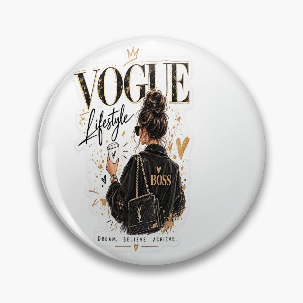 Item preview, Vogue Lifestyle Fashion Sticker | Boss Girl Aesthetic | Trendy Fashion Sticker designed and sold by DaisyInStudio44.