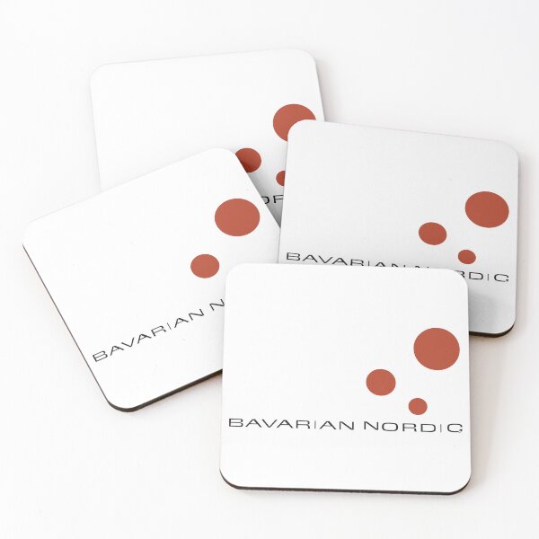 Item preview, Bavarian Nordic Vaccine Company Logo with Red Circles designed and sold by manuelas31.