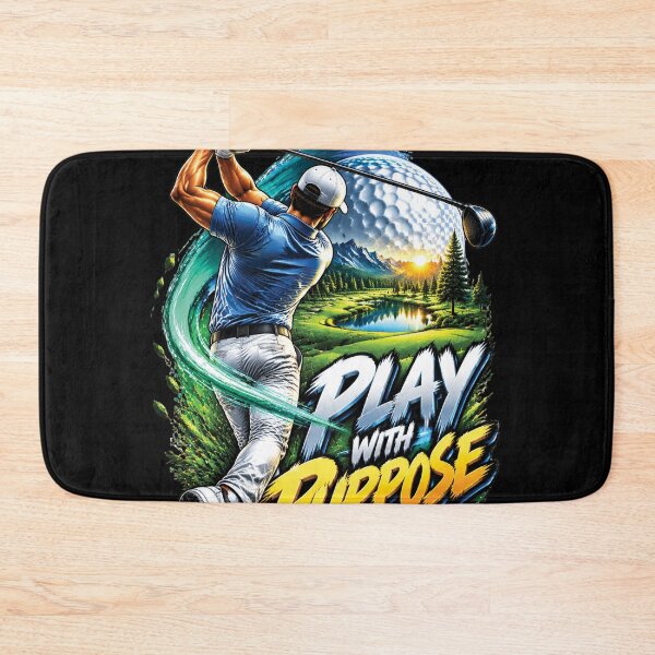 Item preview, Play With Purpose Golf Motivation Design designed and sold by M. Mamdouh Artworks.