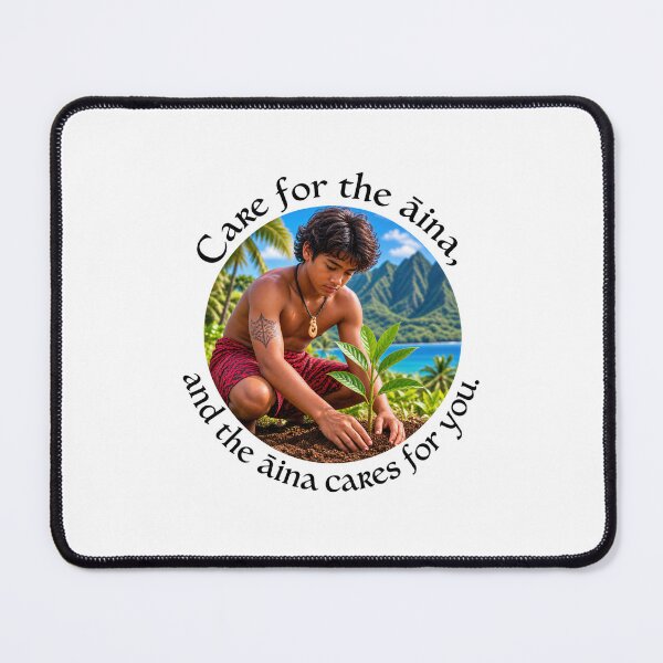 Item preview, Hawaii Conservation Chiasmus Proverb - Care for the ʻāina | Island Wisdom Art designed and sold by ShakaLife.org.
