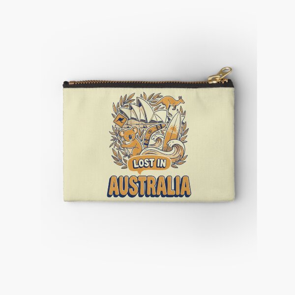 Item preview, Lost In Australia Retro Outback Doodle Beach Art designed and sold by Ada’s Mystic Atelier .