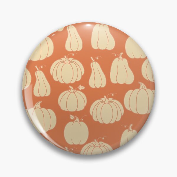 Item preview, Terracotta Orange Cream Vintage Pumpkin Gourd Autumn Pattern designed and sold by FestivityFinds.