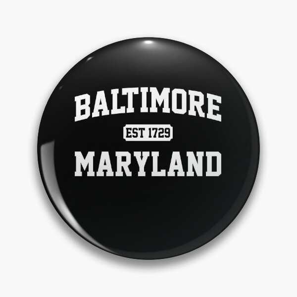 Item preview, Baltimore Maryland Est 1729 - Retro USA Travel designed and sold by crenaviolena.