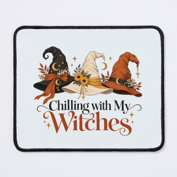 Item preview, Chilling with My Witches Minimalist Witch Hats Halloween Besties Design designed and sold by MotiveStuff.