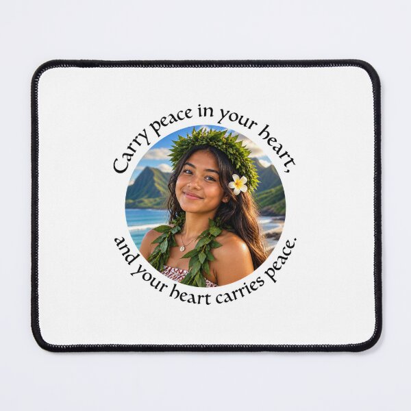 Item preview, Polynesian Resilience Proverb - Carry peace in your heart | Pacific Art designed and sold by ShakaLife.org.