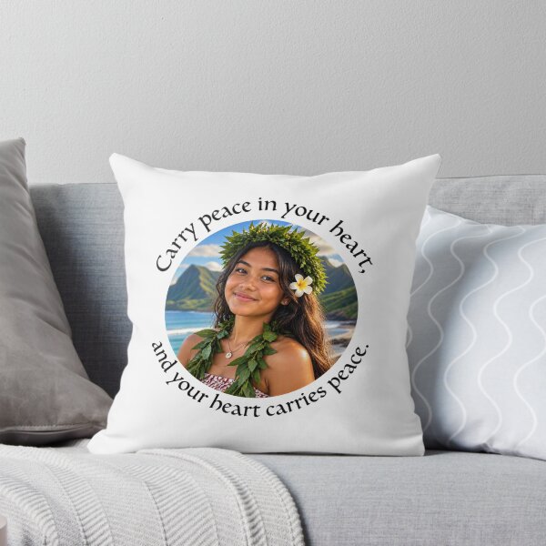 Item preview, Polynesian Resilience Proverb - Carry peace in your heart | Pacific Art designed and sold by ShakaLife.org.