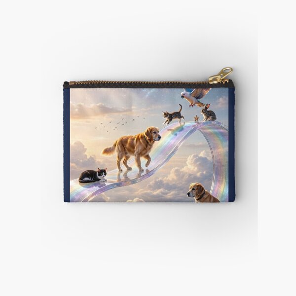 Item preview, Rainbow Bridge Pet Memorial Celestial Animals In Heaven designed and sold by Sybille-Yates.