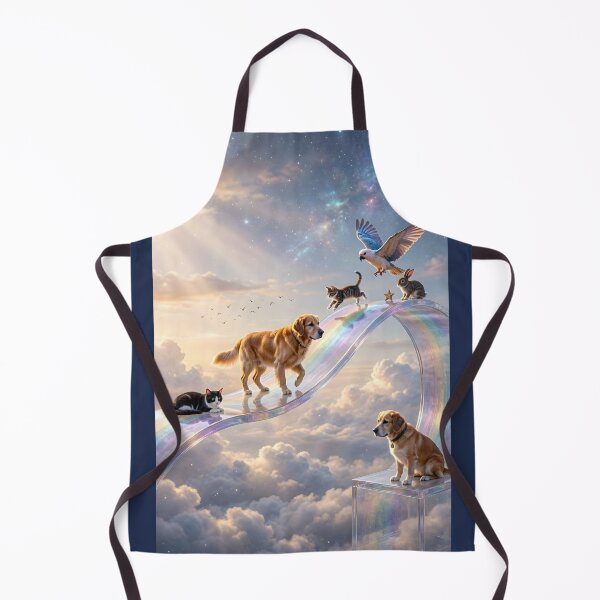 Item preview, Rainbow Bridge Pet Memorial Celestial Animals In Heaven designed and sold by Sybille-Yates.