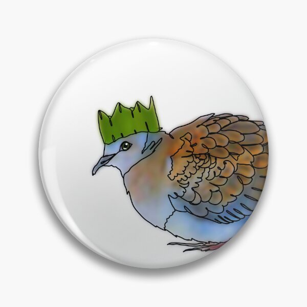 Item preview, Tina the Turtle Dove in paper crown Hat - animalzinhats  designed and sold by Ashley’sAnimalz.
