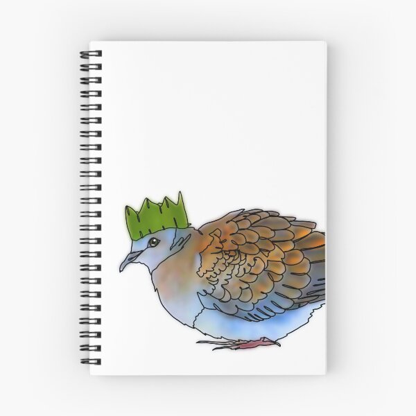 Item preview, Tina the Turtle Dove in paper crown Hat - animalzinhats  designed and sold by Ashley’sAnimalz.