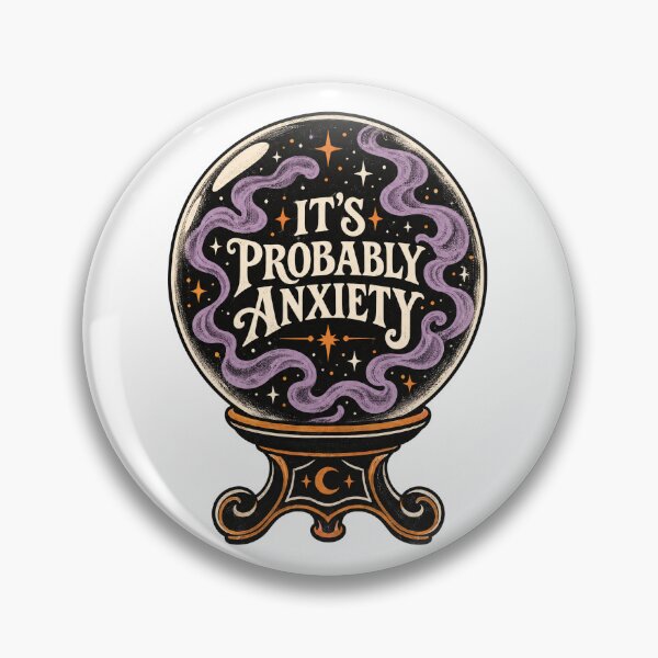 Item preview, It’s Probably Anxiety Crystal Ball Funny Halloween Shirt designed and sold by PhelipeCasanova.