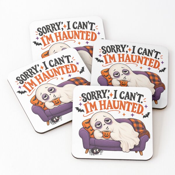 Item preview, Sorry, I Can't I'm Haunted Halloween Ghost designed and sold by Pixanova.