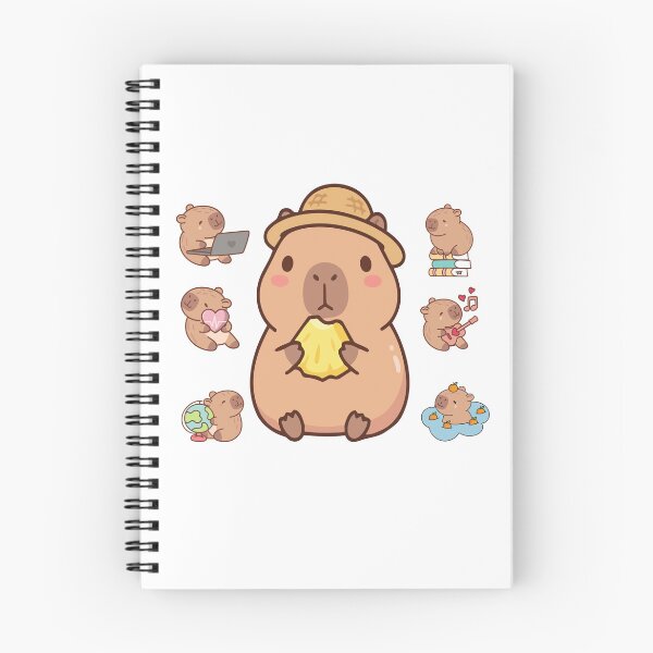 Item preview, Chibi Kawaii Capybara Cute Illustration designed and sold by Amazing Design Store.