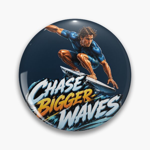 Item preview, Chase Bigger Waves Surfing Motivation Design designed and sold by M. Mamdouh Artworks.