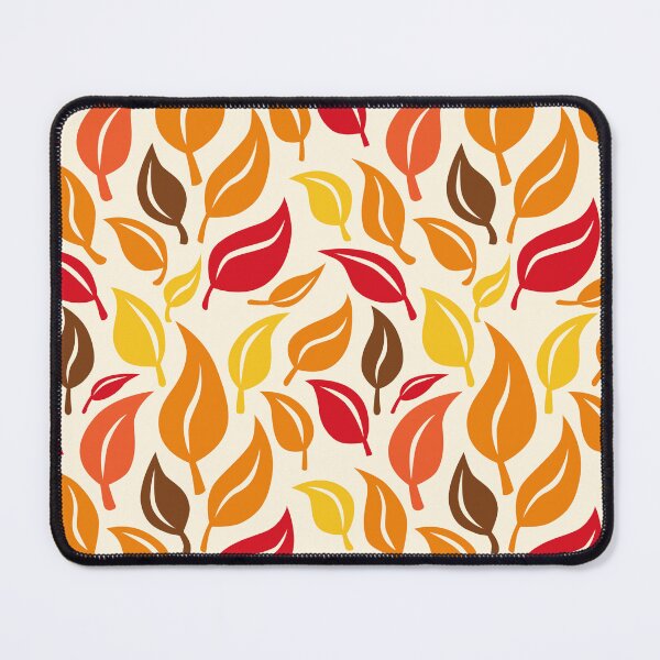 Item preview, Retro Autumn Leaf Falling Foliage Warm Cream Pattern designed and sold by FestivityFinds.