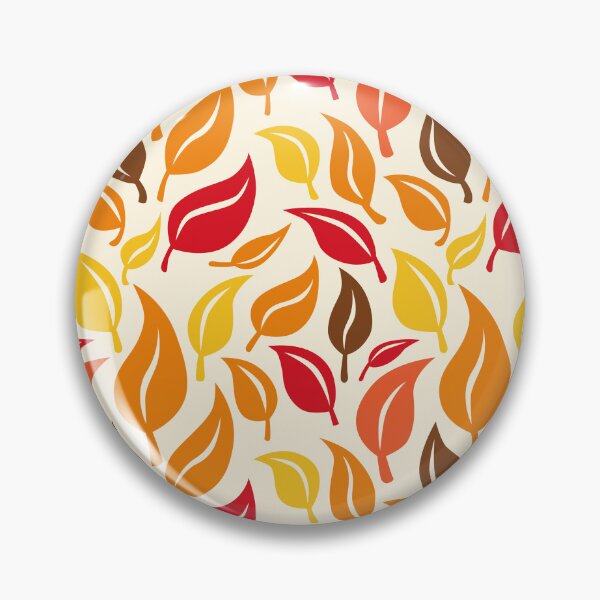 Item preview, Retro Autumn Leaf Falling Foliage Warm Cream Pattern designed and sold by FestivityFinds.