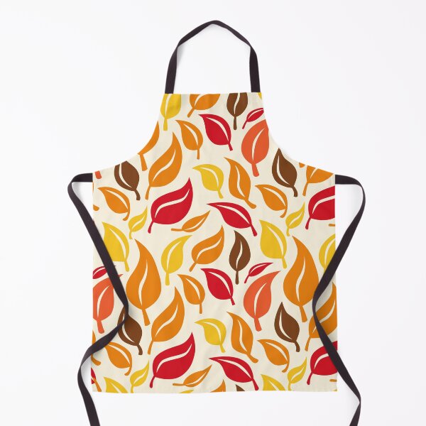 Item preview, Retro Autumn Leaf Falling Foliage Warm Cream Pattern designed and sold by FestivityFinds.