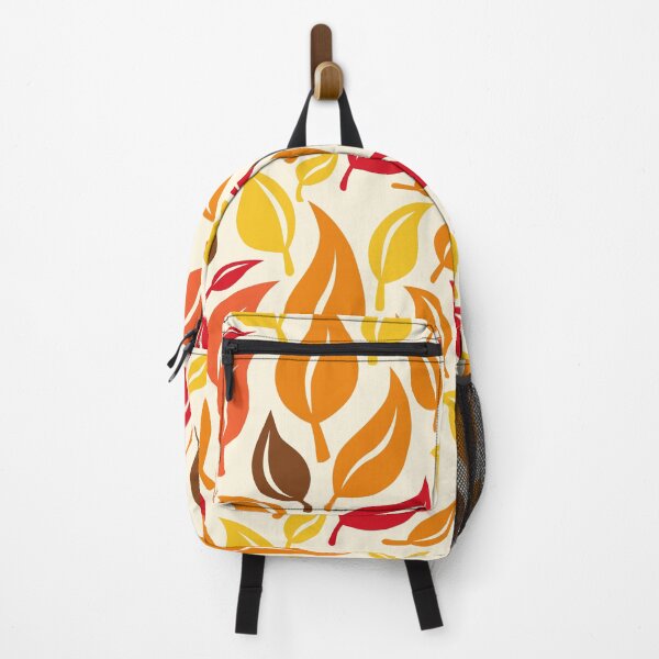 Item preview, Retro Autumn Leaf Falling Foliage Warm Cream Pattern designed and sold by FestivityFinds.