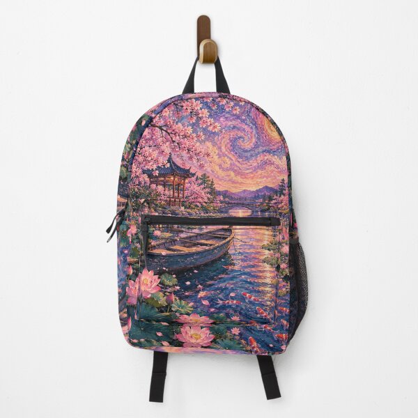 Item preview, Moonlit Lotus Garden Boat designed and sold by marbelelunar.