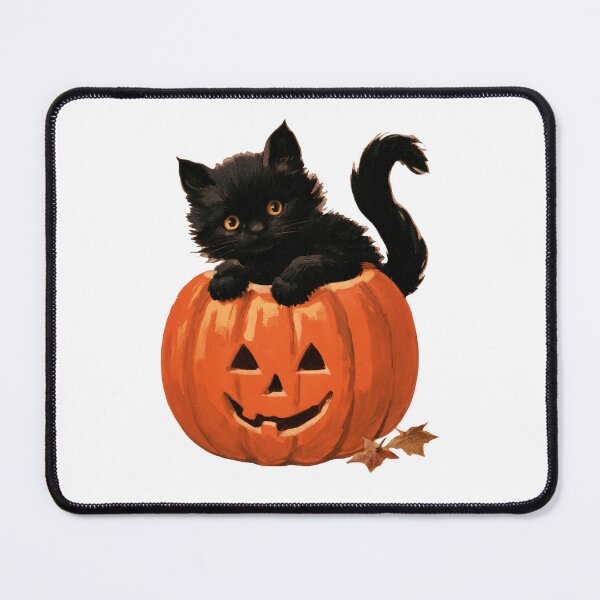 Item preview, Black Cat Pumpkin designed and sold by Helenaphotoart.