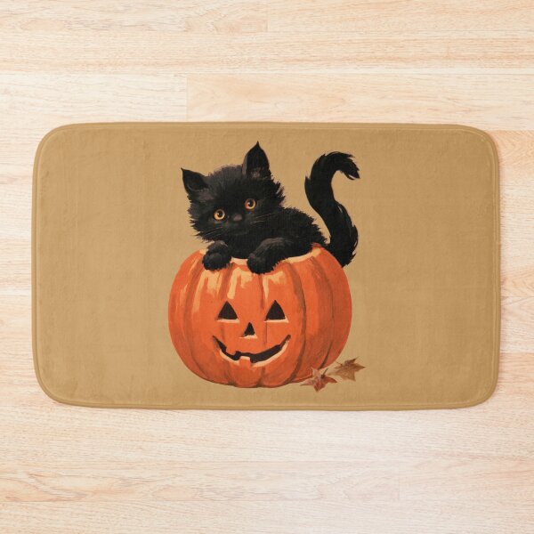 Item preview, Black Cat Pumpkin designed and sold by Helenaphotoart.