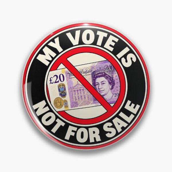 Item preview, ⭐ MY VOTE IS NOT FOR SALE COLLECTION ⭐- GBP - POUND - Elizabeth II Version designed and sold by WheelieGdArt.