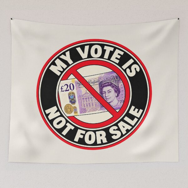 Item preview, ⭐ MY VOTE IS NOT FOR SALE COLLECTION ⭐- GBP - POUND - Elizabeth II Version designed and sold by WheelieGdArt.