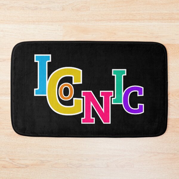 Item preview, Iconic Colorful Typography Design designed and sold by Detroja Typography.