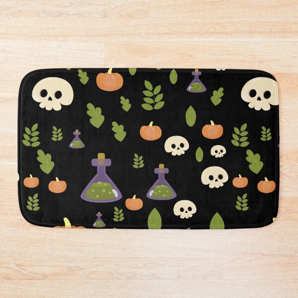 Item preview, Cute Halloween Witch Potion Bottle Skull Pumpkin designed and sold by FestivityFinds.