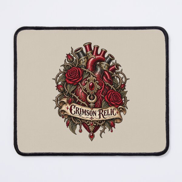 Item preview, Crimson Relic – Gothic Anatomical Heart & Red Roses designed and sold by MetaModel Editions.