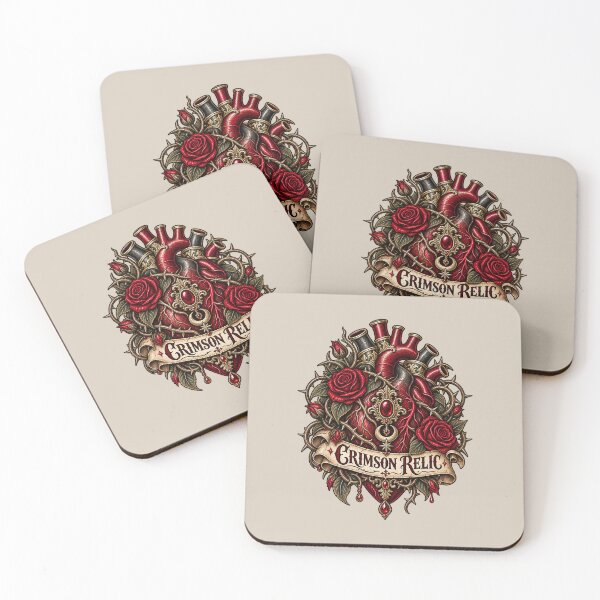 Item preview, Crimson Relic – Gothic Anatomical Heart & Red Roses designed and sold by MetaModel Editions.