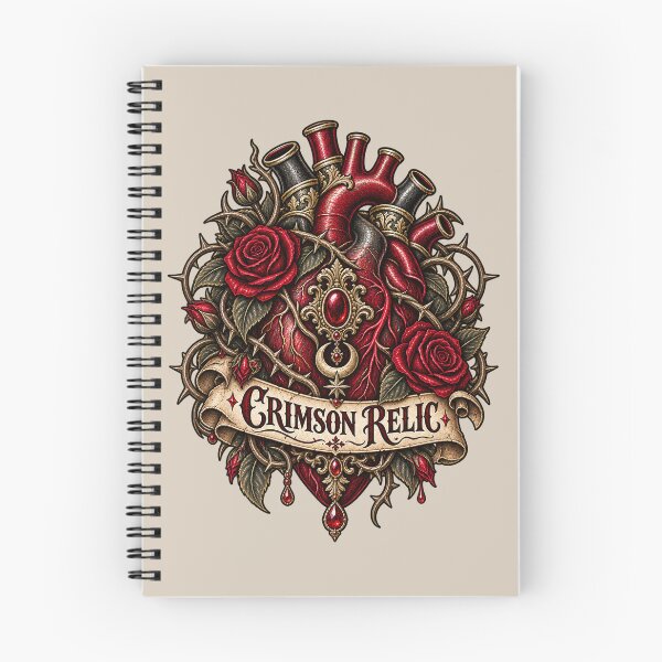 Item preview, Crimson Relic – Gothic Anatomical Heart & Red Roses designed and sold by MetaModel Editions.