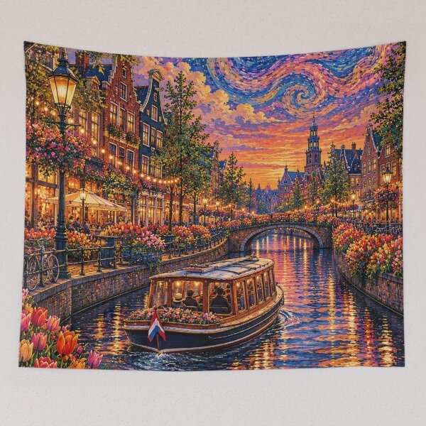 Item preview, Twilight Tulip Canal Journey designed and sold by marbelelunar.