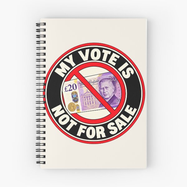 Item preview, ⭐ MY VOTE IS NOT FOR SALE COLLECTION ⭐- GBP - POUND - Charles III Version designed and sold by WheelieGdArt.