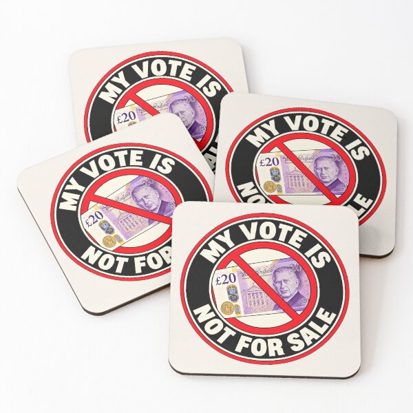 Item preview, ⭐ MY VOTE IS NOT FOR SALE COLLECTION ⭐- GBP - POUND - Charles III Version designed and sold by WheelieGdArt.