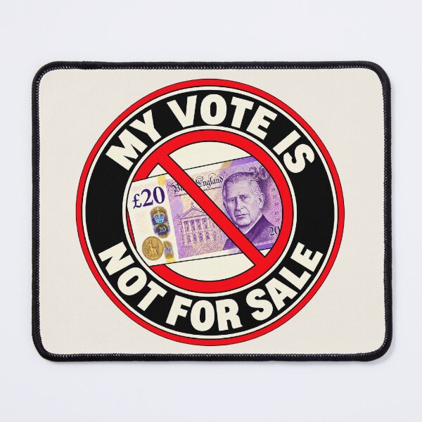 Item preview, ⭐ MY VOTE IS NOT FOR SALE COLLECTION ⭐- GBP - POUND - Charles III Version designed and sold by WheelieGdArt.