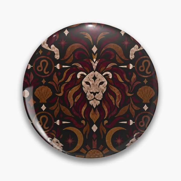 Item preview, Leo Zodiac Celestial Lion Pattern designed and sold by PrismaticPrdx.