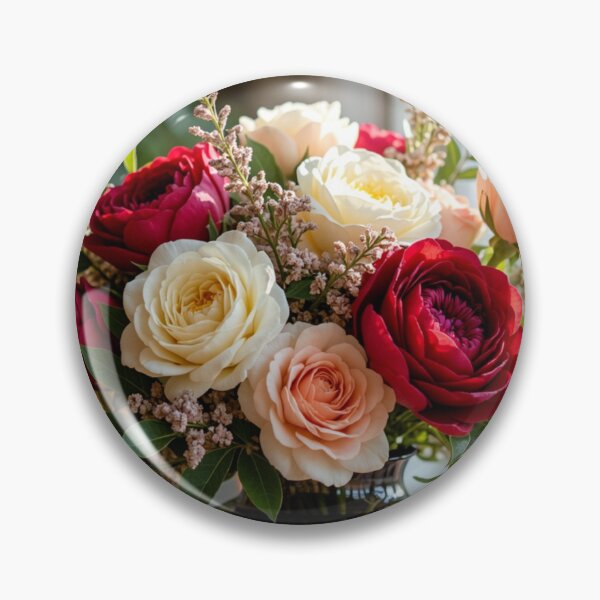 Item preview, Romantic Rose Bouquet - Elegant Floral Home Decor designed and sold by nhk999.