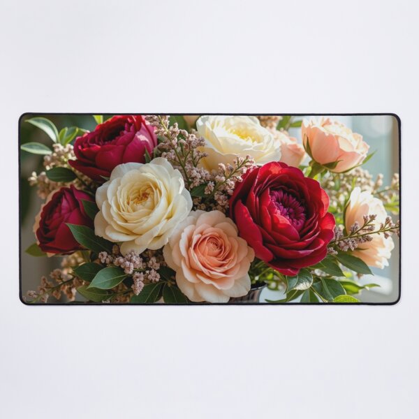 Item preview, Romantic Rose Bouquet - Elegant Floral Home Decor designed and sold by nhk999.
