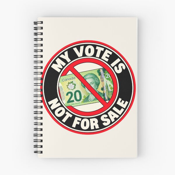 Item preview, ⭐ MY VOTE IS NOT FOR SALE COLLECTION ⭐- CAD - Canadian Dollar designed and sold by WheelieGdArt.