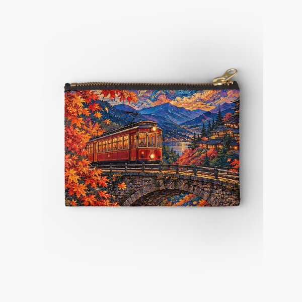 Item preview, Autumn Moon and Train designed and sold by marbelelunar.