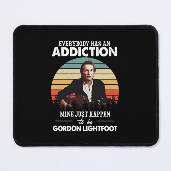 Item preview, Gordon Lightfoot Funny Addiction Vintage Portrait designed and sold by SleepyKitties90.