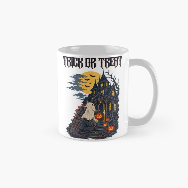 Item preview, Kaiju Monster Trick or Treat Haunted House Illustration designed and sold by DjFreeq.