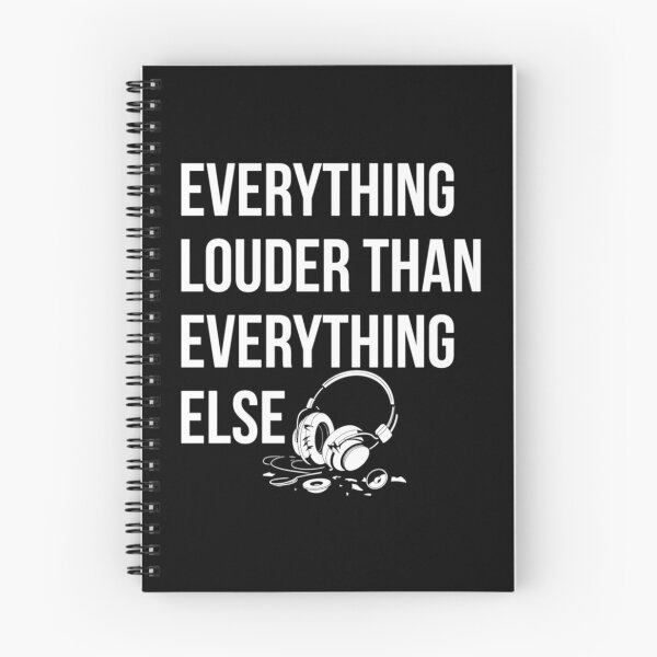 Item preview, Everything Louder Than Everything Else Typography designed and sold by SleepyKitties90.