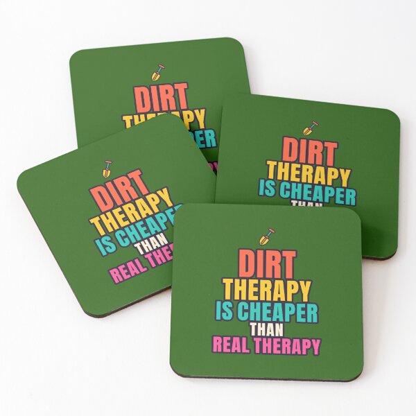 Item preview, Dirt Therapy Is Cheaper Than Real Therapy - Metal Detecting Gift designed and sold by TribeGlyph.
