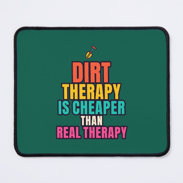 Item preview, Dirt Therapy Is Cheaper Than Real Therapy - Metal Detecting Gift designed and sold by TribeGlyph.