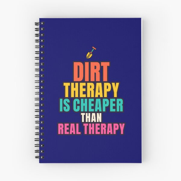Item preview, Dirt Therapy Is Cheaper Than Real Therapy - Metal Detecting Gift designed and sold by TribeGlyph.