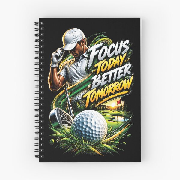 Item preview, Focus Today Better Tomorrow Golf Motivation Design designed and sold by M. Mamdouh Artworks.