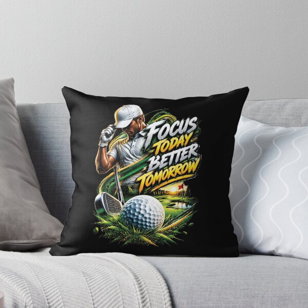 Item preview, Focus Today Better Tomorrow Golf Motivation Design designed and sold by M. Mamdouh Artworks.
